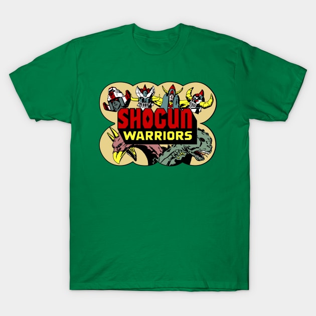 Shogun Warriors T-Shirt by gigglelumps